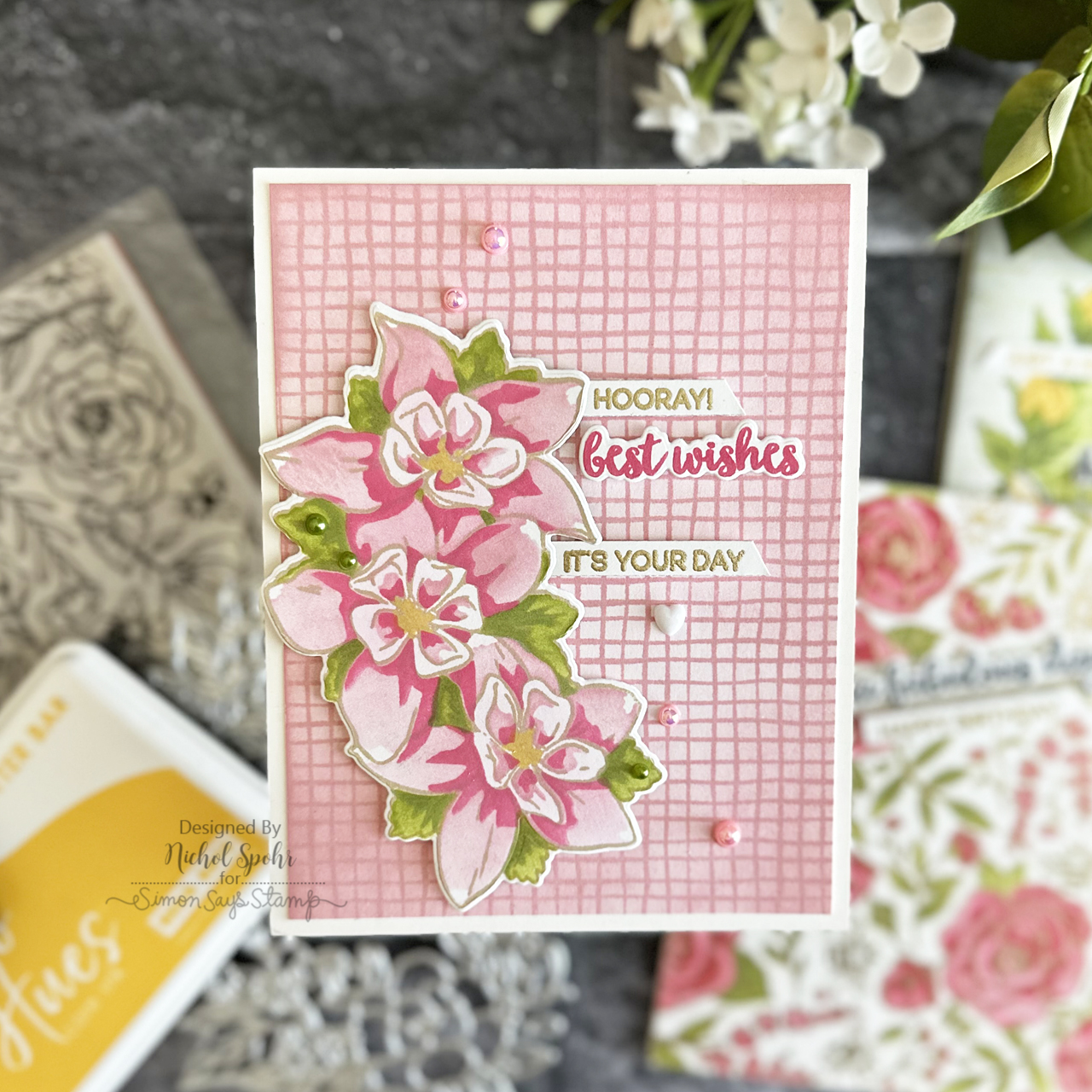 Hero Arts Spring Catalog Blog Hop + Giveaway (Floral Stencils 3 Ways ...