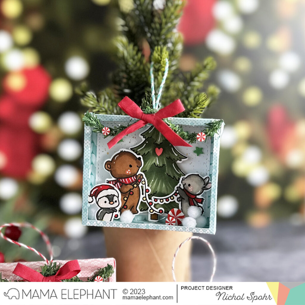 Box Ornaments | Mama Elephant September 2023 Stampede Blog Hop 