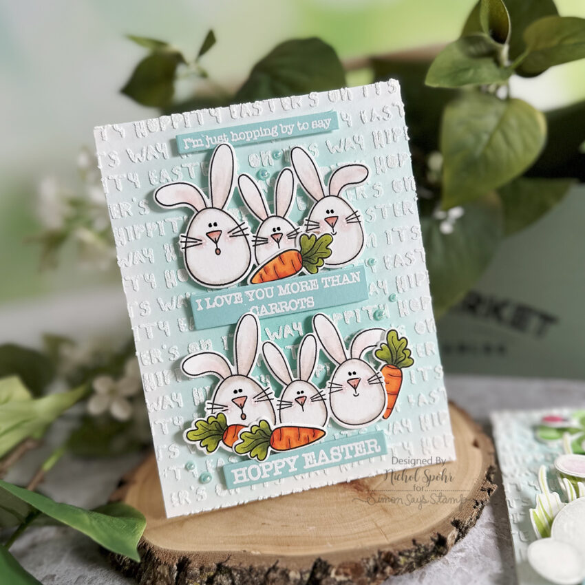 MUST SEE! Pretty Easter Bunny Cards (Two Ways) | Simon Says Stamp ...