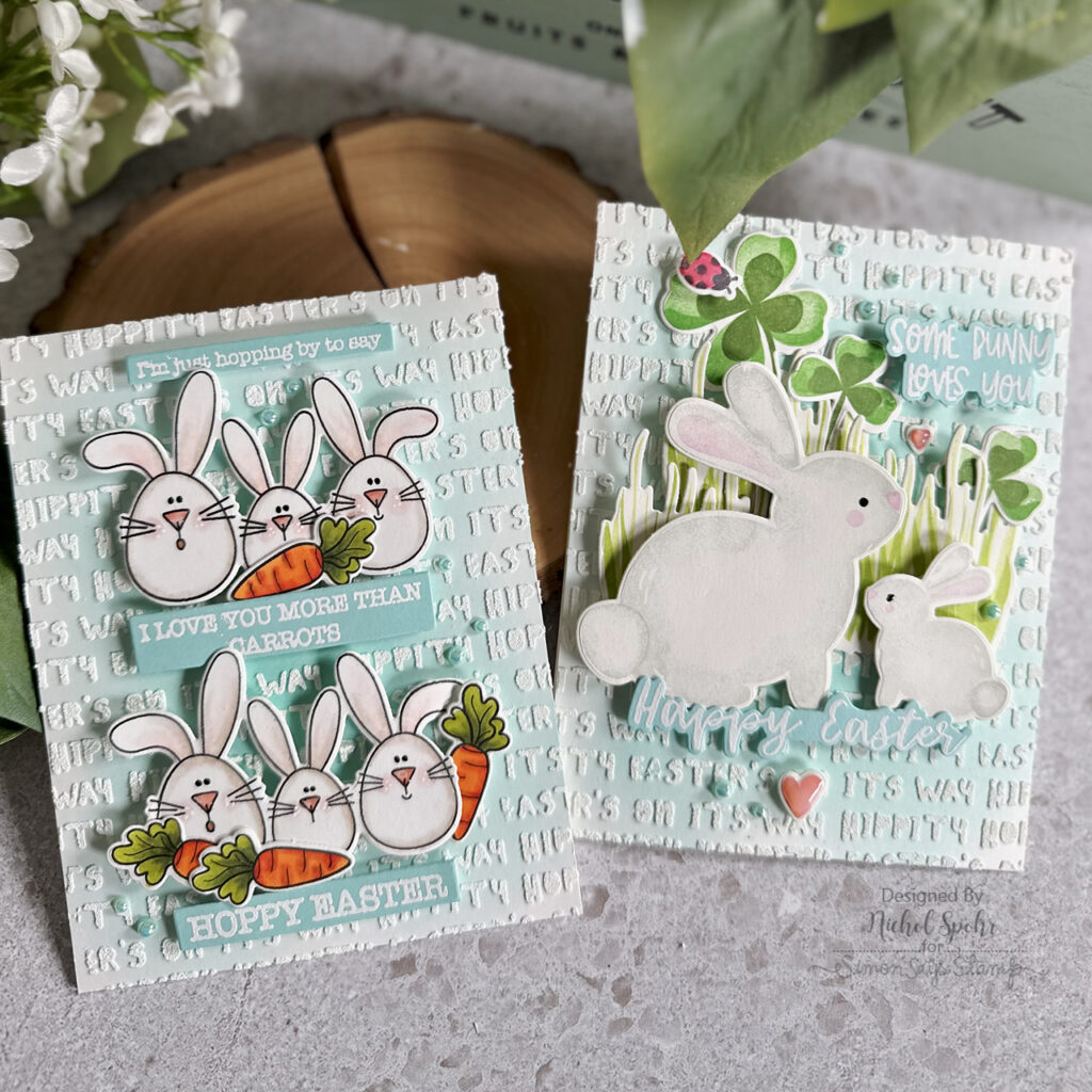 MUST SEE! Pretty Easter Bunny Cards (Two Ways) | Simon Says Stamp ...
