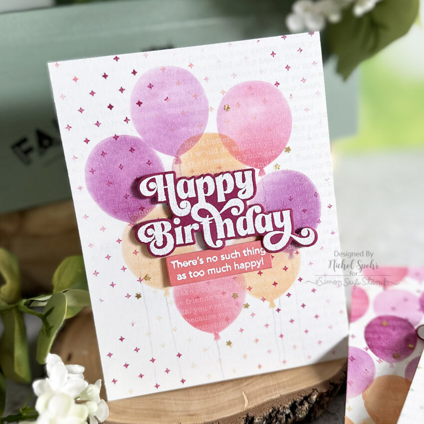 MAKE THIS! STENCILED BALLOONS BIRTHDAY CARDS (FRIDAY YOUTUBE LIVE ...