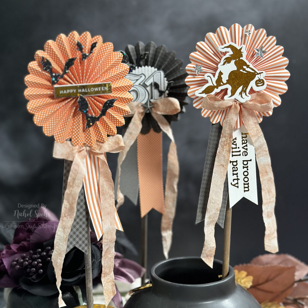 Navy Taupe 2.5" Decorative Rosette – Captains Pride (Individual, DÉCOPRO BR_5817)