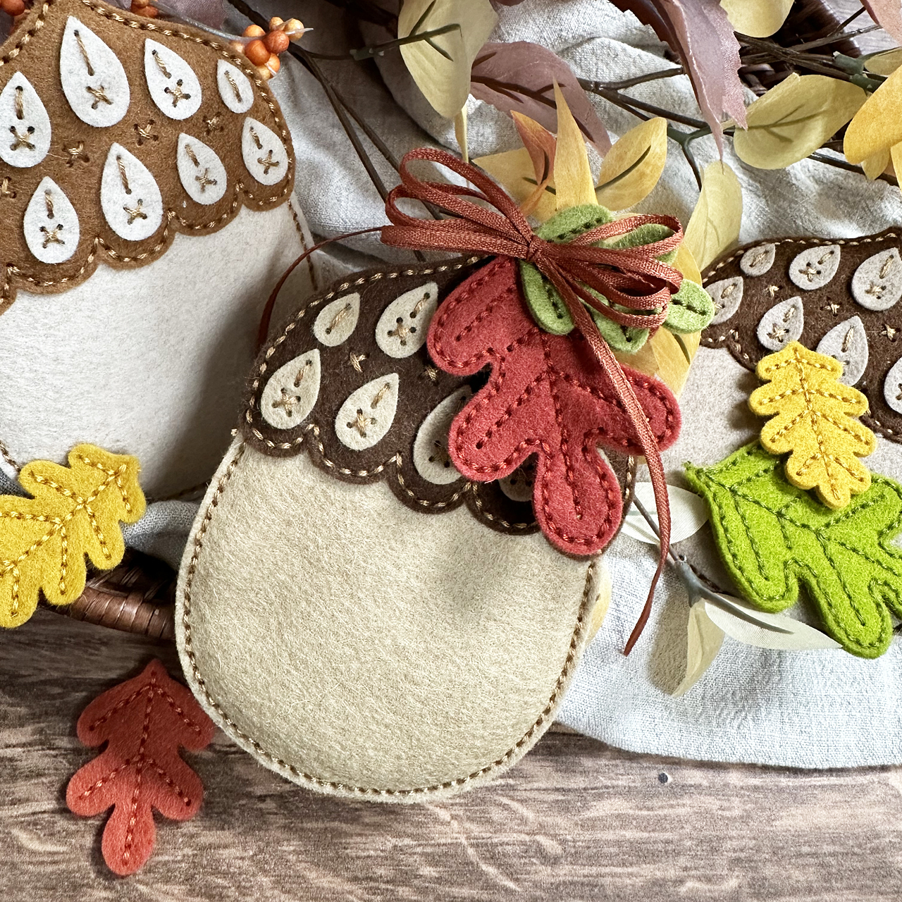 Introducing Felt Autumn Acorn House, Felt Candy Cane, Felt Forest Fox ...